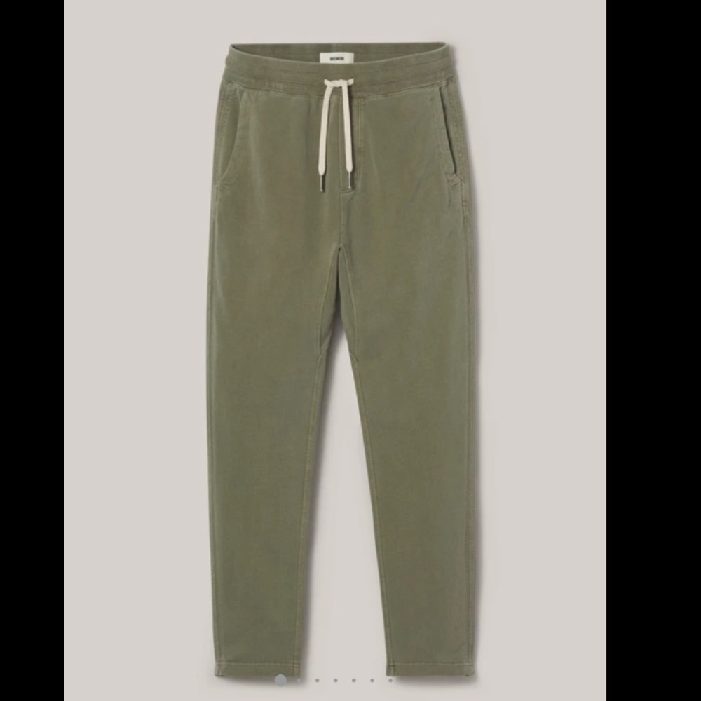 COPY - Buck Mason Brushed Loopback Trouser Sweatpant in Olive